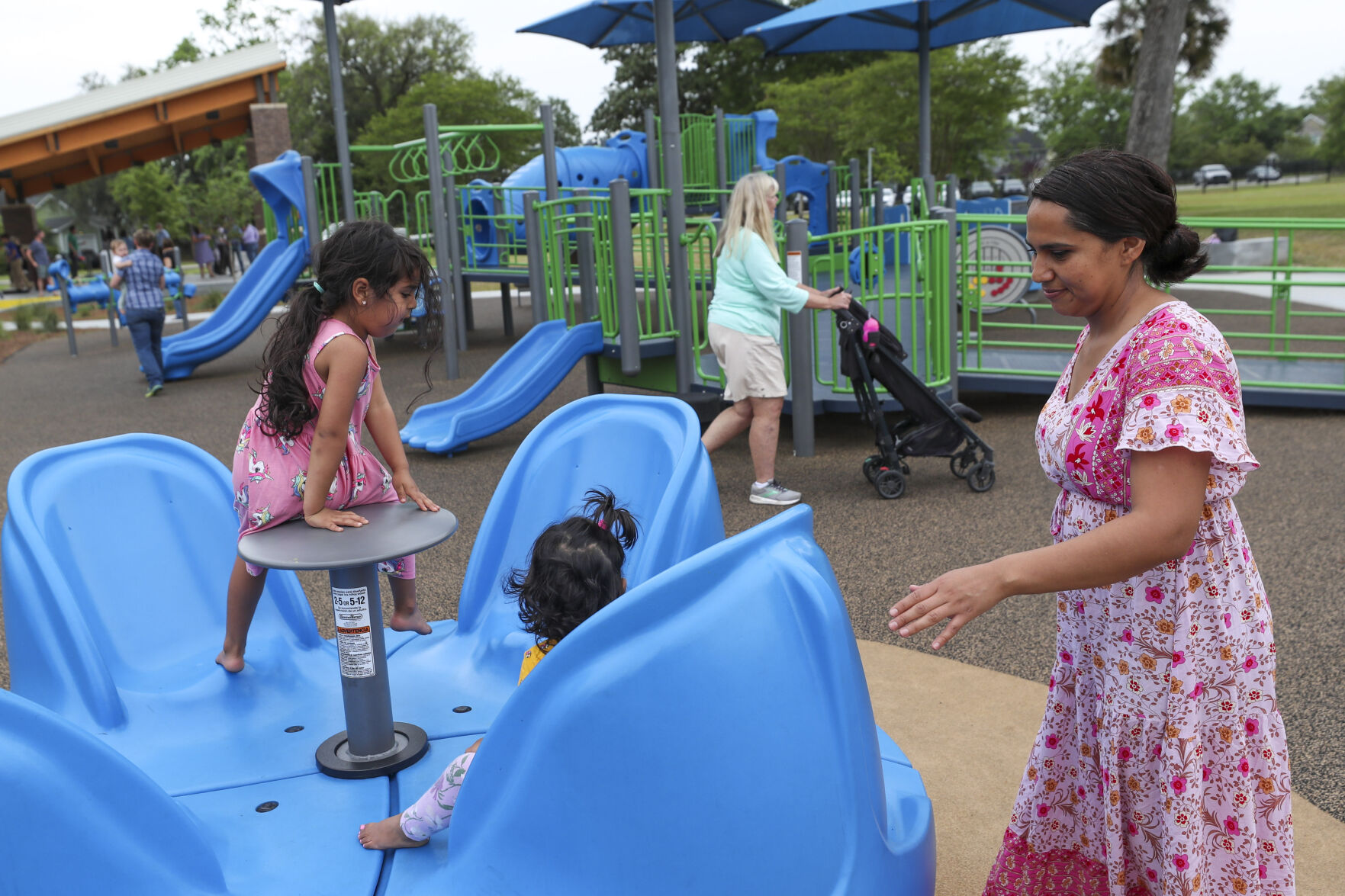 North Charleston Park family on the playground.JPG